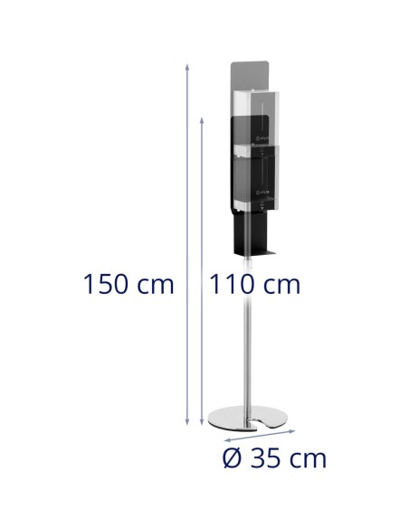 Dezinfekavimo stoties bekontakčio automatinio dezinfekavimo stovas 100-140 cm 1 l Dezinfekavimo stoties bekontakčio automatinio dezinfekavimo stovas 100-140 cm 1 l