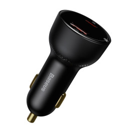 
Greitas, galingas USB/ USB-C automobilinis įkroviklis PPS QC PD 100W, juodas
