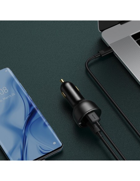 Greitas, galingas USB/ USB-C automobilinis įkroviklis PPS QC PD 100W, juodas
 
Greitas, galingas USB/ USB-C automobilinis įkroviklis PPS QC PD 100W, juodas