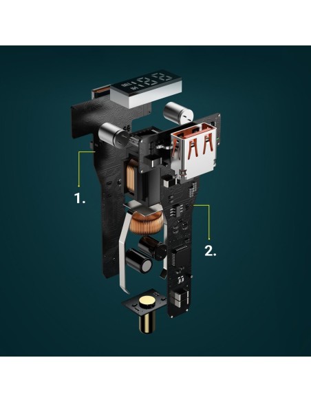 Greitas, galingas USB/ USB-C automobilinis įkroviklis PPS QC PD 100W, juodas
 
Greitas, galingas USB/ USB-C automobilinis įkroviklis PPS QC PD 100W, juodas