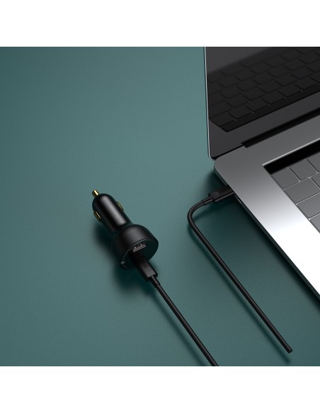 Greitas, galingas USB/ USB-C automobilinis įkroviklis PPS QC PD 100W, juodas
 
Greitas, galingas USB/ USB-C automobilinis įkroviklis PPS QC PD 100W, juodas