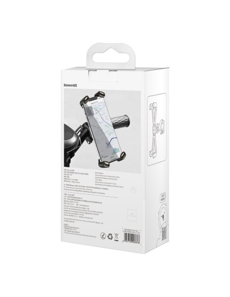 
Dviračio telefono laikiklis dviračiui, motoroleriui, motociklui, vairas, juodas
