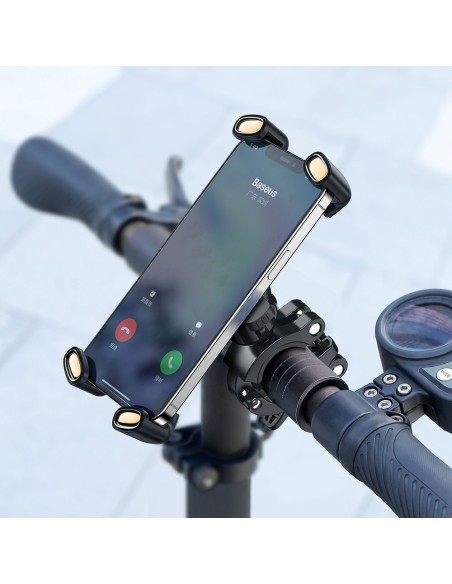 
Dviračio telefono laikiklis dviračiui, motoroleriui, motociklui, vairas, juodas
