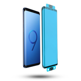 
Stiklo folija grūdintas stiklas ekranui su rėmeliu Samsung Galaxy S21+ 5G 3D Edge Nano Flexi Glass juodas
