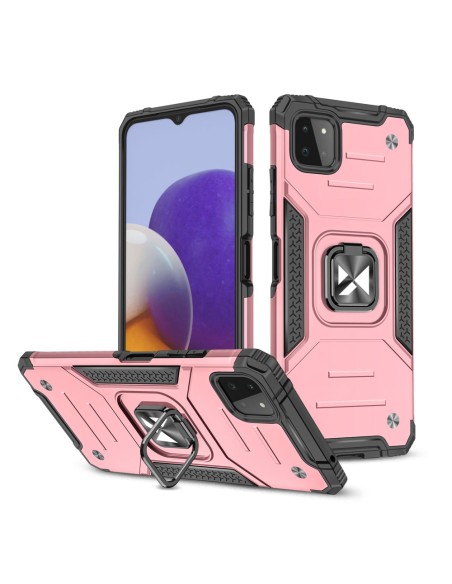 Šarvuotas dėklo dangtelis + magnetinis laikiklis Samsung Galaxy A22 4G Ring Armor rožinė
 
Šarvuotas dėklo dangtelis + magnetinis laikiklis Samsung Galaxy A22 4G Ring Armor rožinė