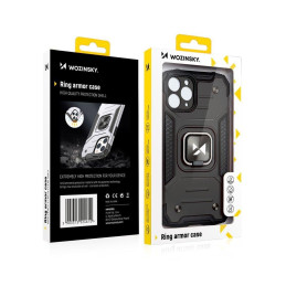 
Šarvuotas korpuso dangtelis + magnetinis laikiklis iPhone 13 Pro Max Ring Armor mėlynas
