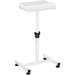 Kosmetinė kėdutė pedikiūrui reguliuojamo aukščio iki 75 cm iki 80 kg - balta
