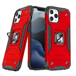 
Šarvuotas dėklas, dangtelis + magnetinis laikiklis iPhone 13 Pro Ring Armor, raudonas
