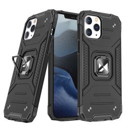 
Šarvuotas dėklo dangtelis + magnetinis laikiklis iPhone 13 Pro Ring Armor juodas
