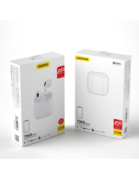 TWS belaidės Bluetooth ausinės, baltos
 
TWS belaidės Bluetooth ausinės, baltos