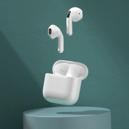 
TWS belaidės Bluetooth ausinės, baltos

