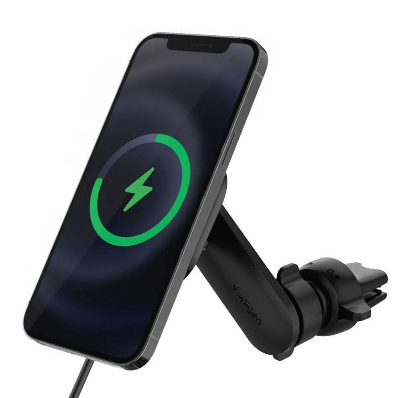 
Magnetinis laikiklis su MagSafe 7,5W įkrovikliu oro išleidimo angai, juodas
