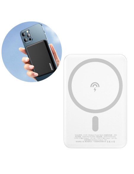 5000 mAh magnetinis maitinimo blokas su MagSafe indukciniu įkrovikliu, juodas
 
5000 mAh magnetinis maitinimo blokas su MagSafe indukciniu įkrovikliu, juodas