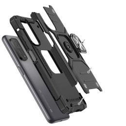 
Šarvuotas korpuso dangtelis + magnetinis laikiklis Mi Poco M4 Pro 5G / Redmi Note 11 5G Ring Armor juodas
