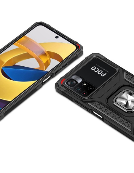 Šarvuotas korpuso dangtelis + magnetinis laikiklis Mi Poco M4 Pro 5G / Redmi Note 11 5G Ring Armor mėlynas
 
Šarvuotas korpuso dangtelis + magnetinis laikiklis Mi Poco M4 Pro 5G / Redmi Note 11 5G Ring Armor mėlynas