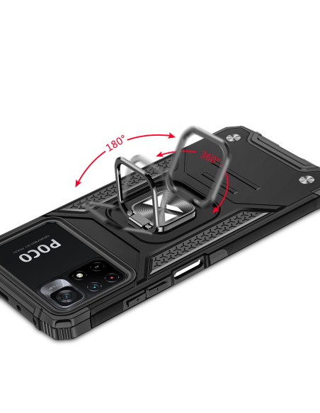 Šarvuotas korpuso dangtelis + magnetinis laikiklis Mi Poco M4 Pro 5G / Redmi Note 11 5G Ring Armor mėlynas
 
Šarvuotas korpuso dangtelis + magnetinis laikiklis Mi Poco M4 Pro 5G / Redmi Note 11 5G Ring Armor mėlynas