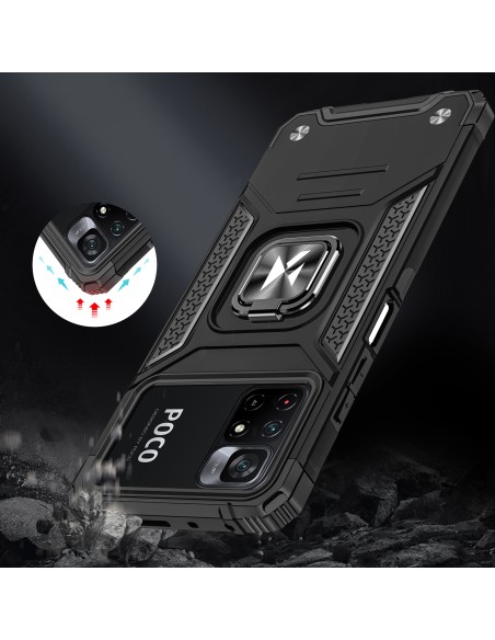 Šarvuotas korpuso dangtelis + magnetinis laikiklis Mi Poco M4 Pro 5G / Redmi Note 11 5G Ring Armor mėlynas
 
Šarvuotas korpuso dangtelis + magnetinis laikiklis Mi Poco M4 Pro 5G / Redmi Note 11 5G Ring Armor mėlynas