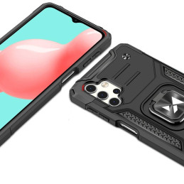 
Šarvuotas dėklo dangtelis + magnetinis laikiklis Samsung Galaxy A13 5G Ring Armor juodas
