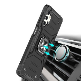 
Šarvuotas dėklo dangtelis + magnetinis laikiklis Samsung Galaxy A13 5G Ring Armor juodas
