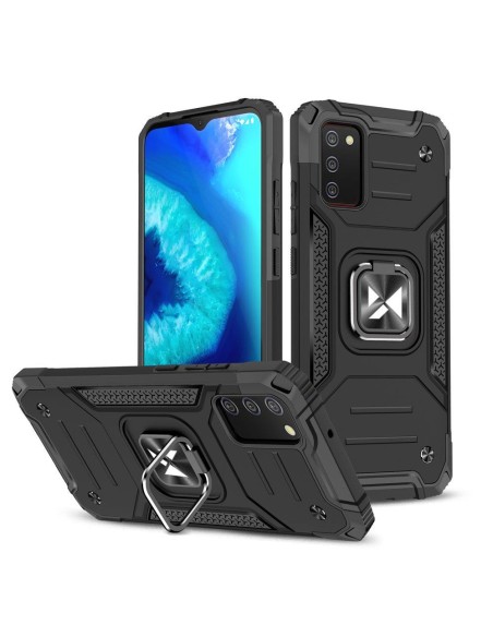 Šarvuotas dėklas su dangteliu + magnetinis laikiklis Samsung Galaxy A03s Ring Armor, juodas
 
Šarvuotas dėklas su dangteliu + magnetinis laikiklis Samsung Galaxy A03s Ring Armor, juodas