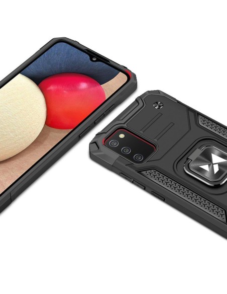 Šarvuotas dėklas su dangteliu + magnetinis laikiklis Samsung Galaxy A03s Ring Armor, juodas
 
Šarvuotas dėklas su dangteliu + magnetinis laikiklis Samsung Galaxy A03s Ring Armor, juodas