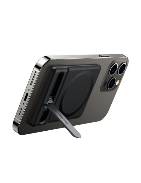 Telefono stovas sulankstomas su magnetiniu laikikliu juodas Telefono stovas sulankstomas su magnetiniu laikikliu juodas