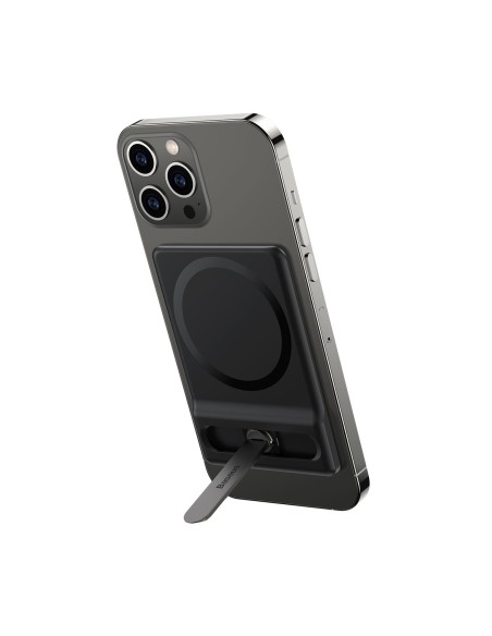 Telefono stovas sulankstomas su magnetiniu laikikliu juodas Telefono stovas sulankstomas su magnetiniu laikikliu juodas