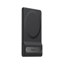 Telefono stovas sulankstomas su magnetiniu laikikliu juodas