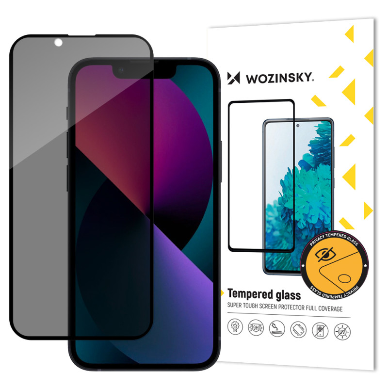 
Grūdintas stiklas, skirtas „iPhone 14 Plus“ / „13 Pro Max“ su „Anti Spy Privacy Glass“ privatumo filtru

