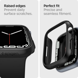 
Apsauginis dėklas Apple Watch 7 / 8 45 mm Thin Fit juodas
