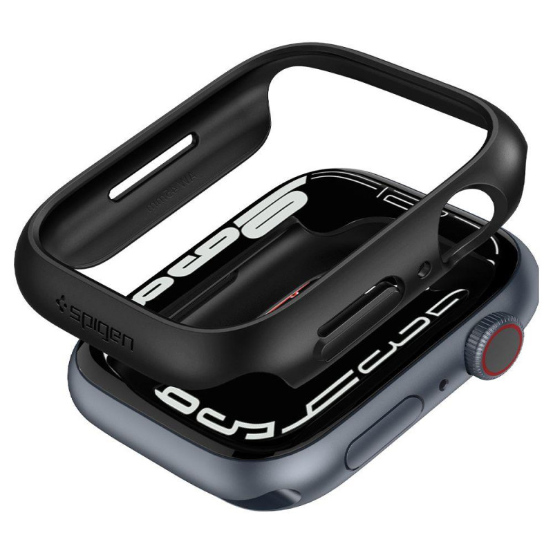 Apsauginis dėklas Apple Watch 7 / 8 45 mm Thin Fit juodas