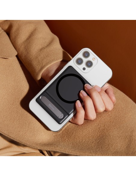 Telefono stovas sulankstomas su magnetiniu laikikliu juodas Telefono stovas sulankstomas su magnetiniu laikikliu juodas