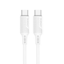 
USB-C laidas įkrovimui ir duomenų perdavimui 100W PD 1m baltas
