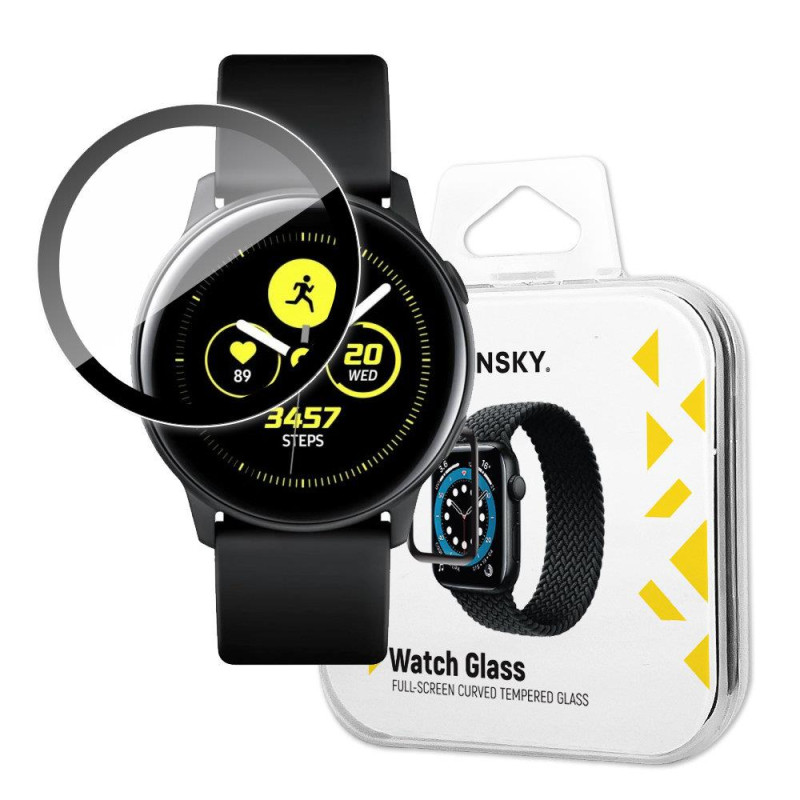 
Hibridinis apsauginis stiklas Samsung Galaxy Watch Active juodas
