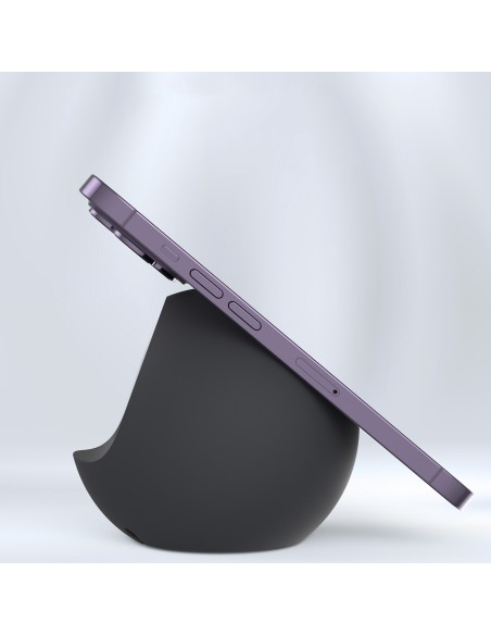 Laikiklis indukcinio įkroviklio telefono stovui MagSafe juodas