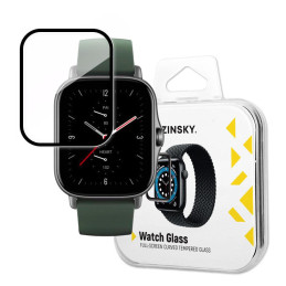 
Hibridinis apsauginis stiklas skirtas Xiaomi Amazfit GTS 2E juodas
