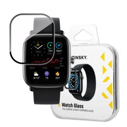 
Hibridinis apsauginis stiklas skirtas Xiaomi Amazfit GTS 2 Mini juodas
