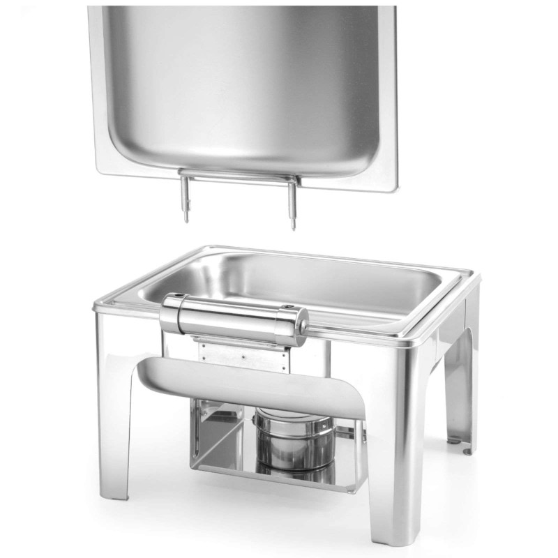 Maisto šildytuvas pasta žvakėms satininis plienas GN 1/2