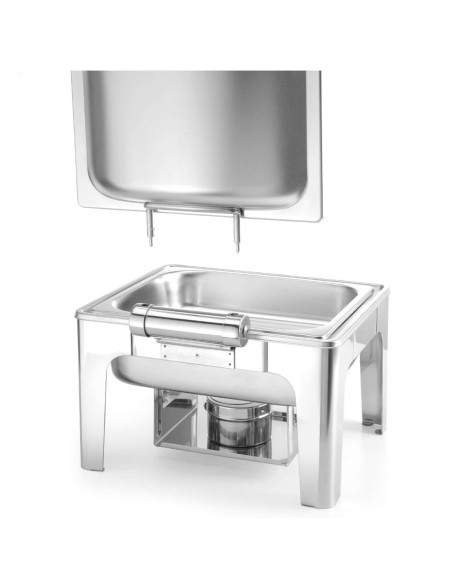 Maisto šildytuvas pasta žvakėms satininis plienas GN 1/2