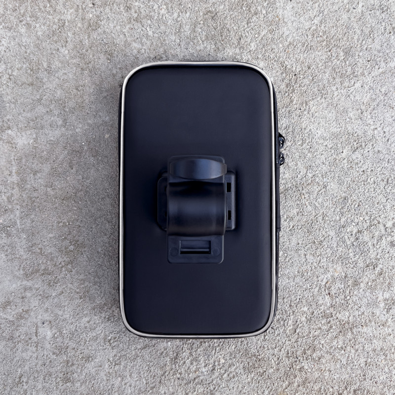 
Telefono dėklas su vairo laikikliu dviračiui, motociklui, paspirtukui, juodas
