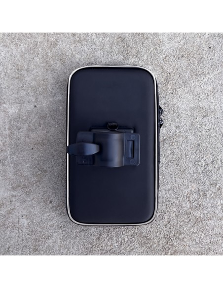 
Telefono dėklas su vairo laikikliu dviračiui, motociklui, paspirtukui, juodas
