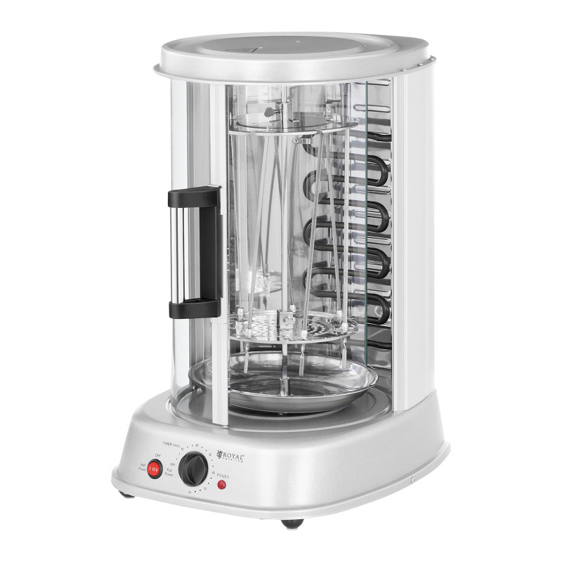 MINI skrudintuvas kebabų grilis daržovių giroskopas vertikalus 3in1 1800W Royal Catering RCGV-1800-1