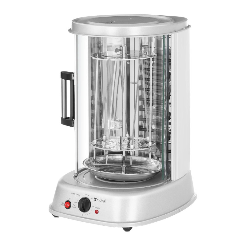 MINI skrudintuvas kebabų grilis daržovių giroskopas vertikalus 3in1 1800W Royal Catering RCGV-1800-1