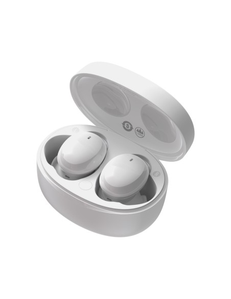 Belaidės ausinės TWS Bluetooth 5.2 vandeniui atsparios IP55 Bowie E2 baltos Belaidės ausinės TWS Bluetooth 5.2 vandeniui atsparios IP55 Bowie E2 baltos