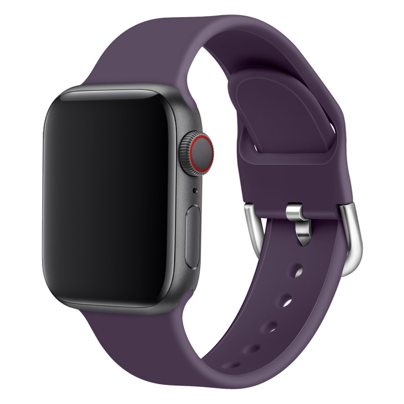 Silikoninis dirželis APS raudonas, skirtas Apple Watch Ultra 2-9/ SE 42/ 44/ 45/ 49mm