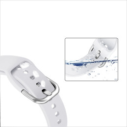 
Universalus silikoninis dirželis Silicone Strap TYS išmaniajam laikrodžiui, plotis 20mm, tamsiai mėlynas

