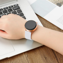 
Universalus silikoninis dirželis Silicone Strap TYS išmaniajam laikrodžiui, plotis 20mm, tamsiai mėlynas
