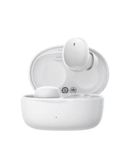 Belaidės ausinės TWS Bluetooth 5.2 vandeniui atsparios IP55 Bowie E2 baltos Belaidės ausinės TWS Bluetooth 5.2 vandeniui atsparios IP55 Bowie E2 baltos