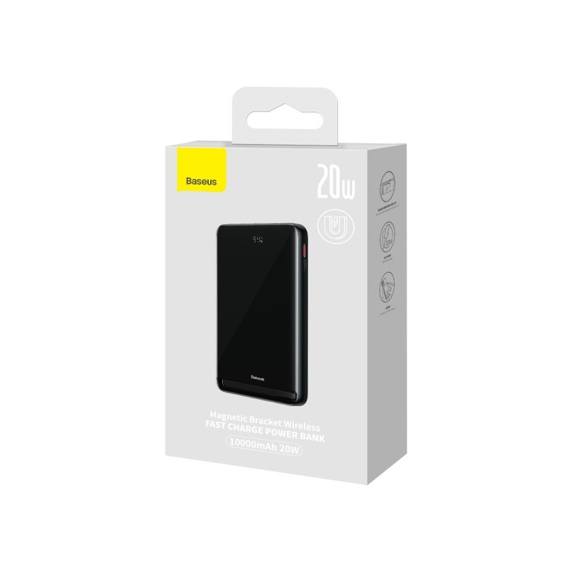 Powerbank 10000mAh su MagSafe 20W indukciniu įkrovikliu ir Overseas Edition stovu, mėlyna