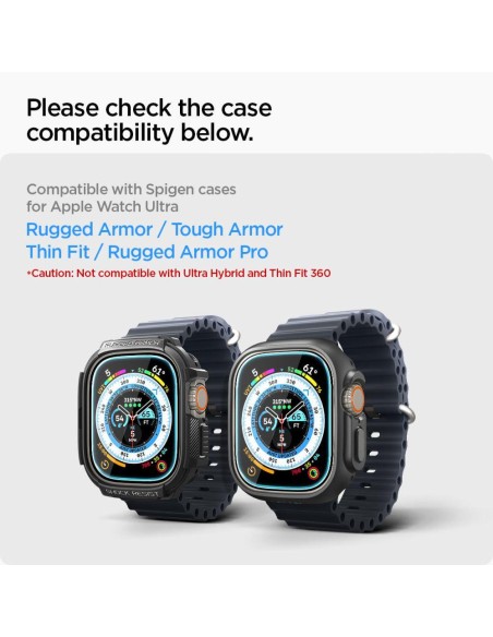 GlastR EZ Fit grūdintas stiklas Apple Watch Ultra 49mm RINKINYS iš 2 vnt.
 
GlastR EZ Fit grūdintas stiklas Apple Watch Ultra 49mm RINKINYS iš 2 vnt.